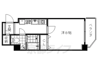 ENVY寺ノ前【301号室】の間取り