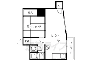 石川ビル【506号室】の間取り