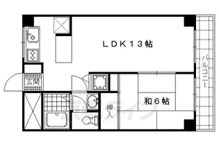 エスカローナ玉田【2階】の間取り