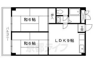 エスカローナ玉田【3階】の間取り