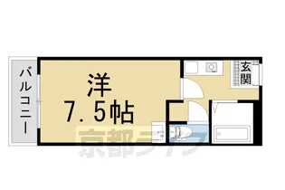 リエール北野【1階】の間取り