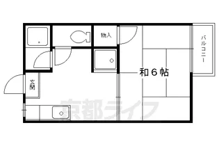 フォーブル蔦【103号室】の間取り