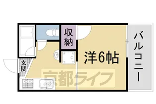 フォーブル蔦【102号室】の間取り