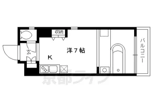 ブローニュかもがわ【304号室】の間取り