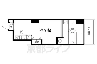 京都府京都市北区小山元町【マンション】の間取り
