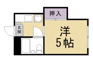 加茂川シティハウス【1階】の間取り
