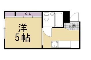 加茂川シティハウス【2階】の間取り
