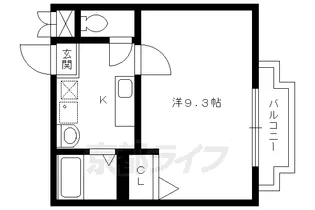 さくらんぼの家【102号室】の間取り
