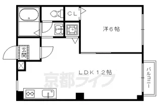 メゾン山中【102号室】の間取り