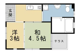 バリアフリーハウス北大路【202号室】の間取り