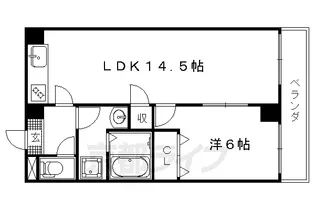リアライズ西賀茂【302号室】の間取り