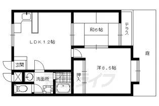 ベルデ神光院【103号室】の間取り