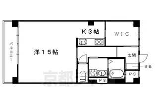 京都府京都市北区紫野西泉堂町【マンション】の間取り
