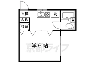 K’S HOUSEⅡ【103号室】の間取り