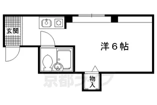 K’S HOUSEⅡ【507号室】の間取り