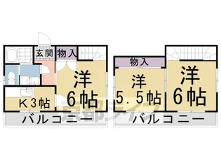 アルカス二条【5-A号室】の間取り