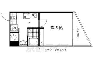 ソラティオ【201号室】の間取り