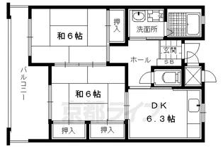 コンフォート出水【3階】の間取り