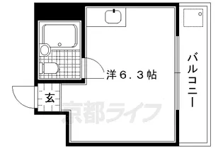 京都府京都市上京区出水町【マンション】の間取り