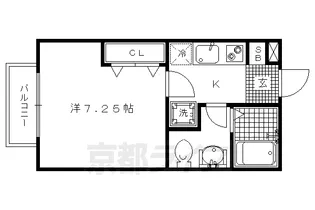 レジデンス陽気【2階】の間取り