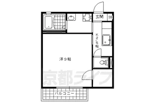 ベルジュール【202号室】の間取り