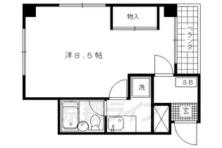 アメニティK2【301号室】の間取り