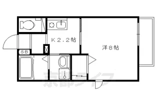 メゾンプラム【101号室】の間取り