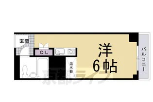 京都府京都市上京区西北小路町【マンション】の間取り