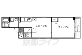 ミル メゾン T【3階】の間取り