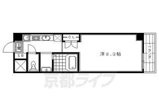 1Kの間取り画像