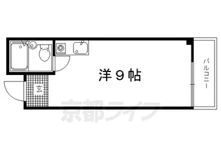 フロール智恵光院【303号室】の間取り