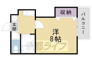 ガーネット御所西【103号室】の間取り