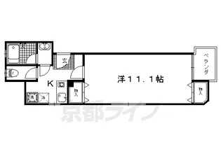 三越ビル【305号室】の間取り