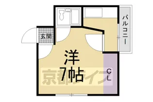 京都府京都市上京区柳図子町【マンション】の間取り