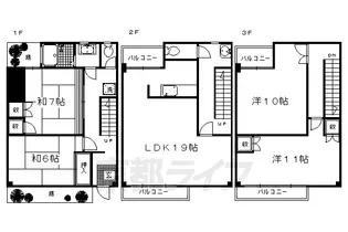 京都府京都市上京区伊佐町【マンション】の間取り