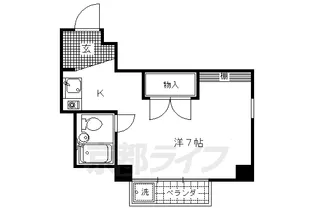Brezza京都【201号室】の間取り