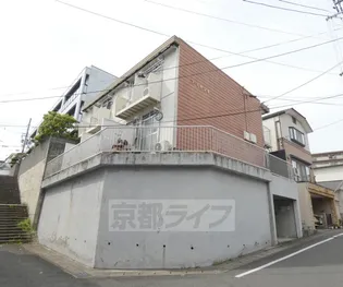 京都府京都市北区衣笠東御所ノ内町【アパート】の外観