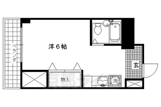 メゾン雪紫【202号室】の間取り