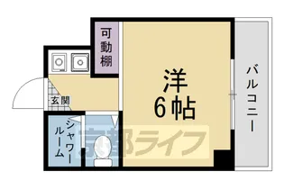 京都府京都市北区紫野上門前町【マンション】の間取り