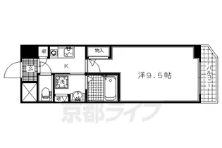 SWISS京都堀川WEST【10階】の間取り