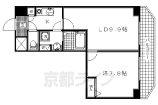 SWISS京都堀川WEST【1103号室】の間取り