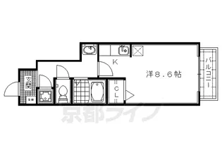 ノーザンエース花門【101号室】の間取り