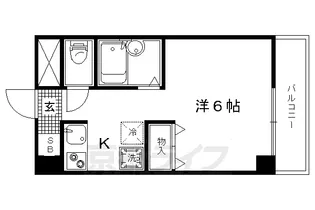 紫明ドミトリー【405号室】の間取り