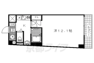 京都府京都市上京区上善寺町【マンション】の間取り