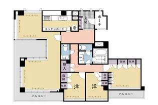 アステシオ清和院【301号室】の間取り