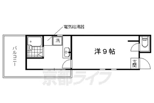 京都府京都市上京区元4丁目【マンション】の間取り