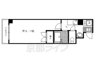 トゥインクル京都【203号室】の間取り