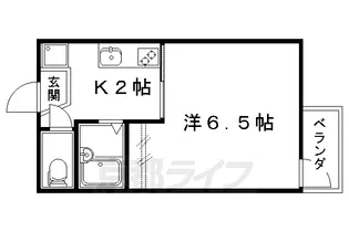 ハイツ丸上【407号室】の間取り