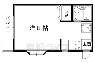 アストロプラザⅢ【201号室】の間取り