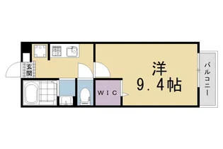 京都府京都市北区紫竹北栗栖町【アパート】の間取り